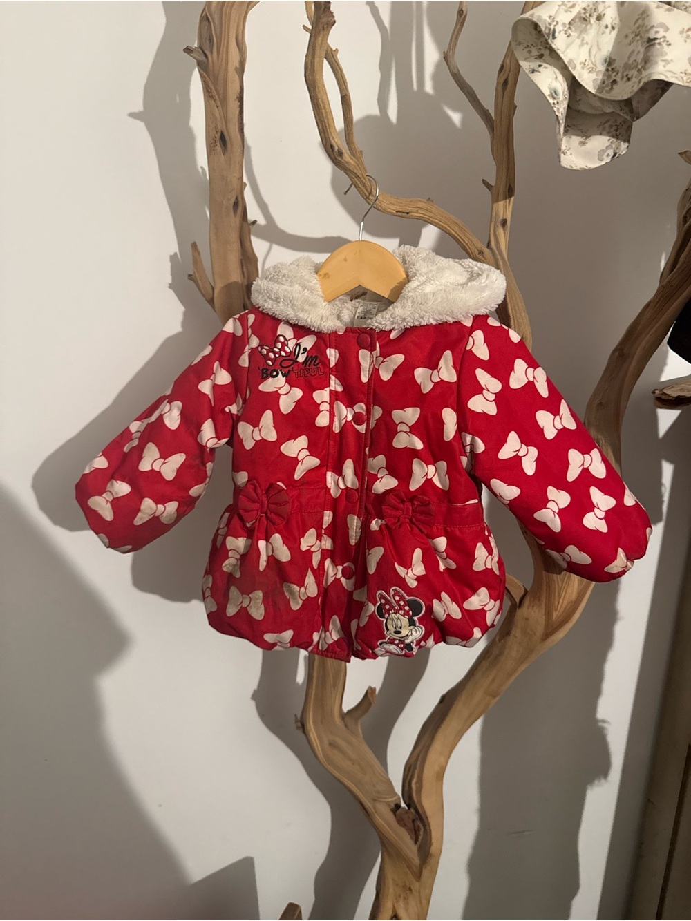 Minnie Mouse “I’m Bowtiful” Toddler Girl Winter Coat Jacket - 18-24M ❤️🎀